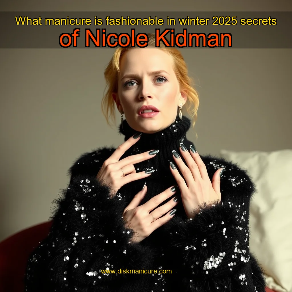 Artistic representation for What manicure is fashionable in winter 2025 secrets of Nicole Kidman