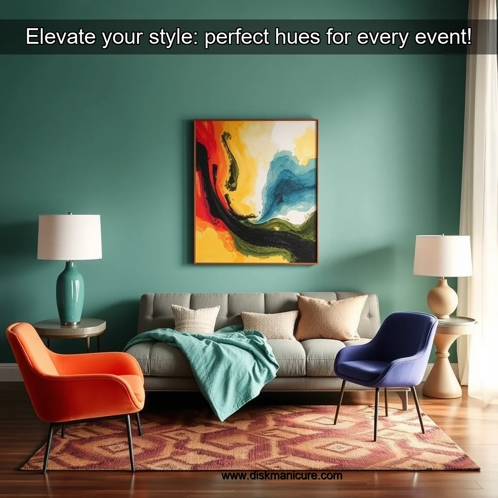Artistic representation for Elevate your style: perfect hues for every event!