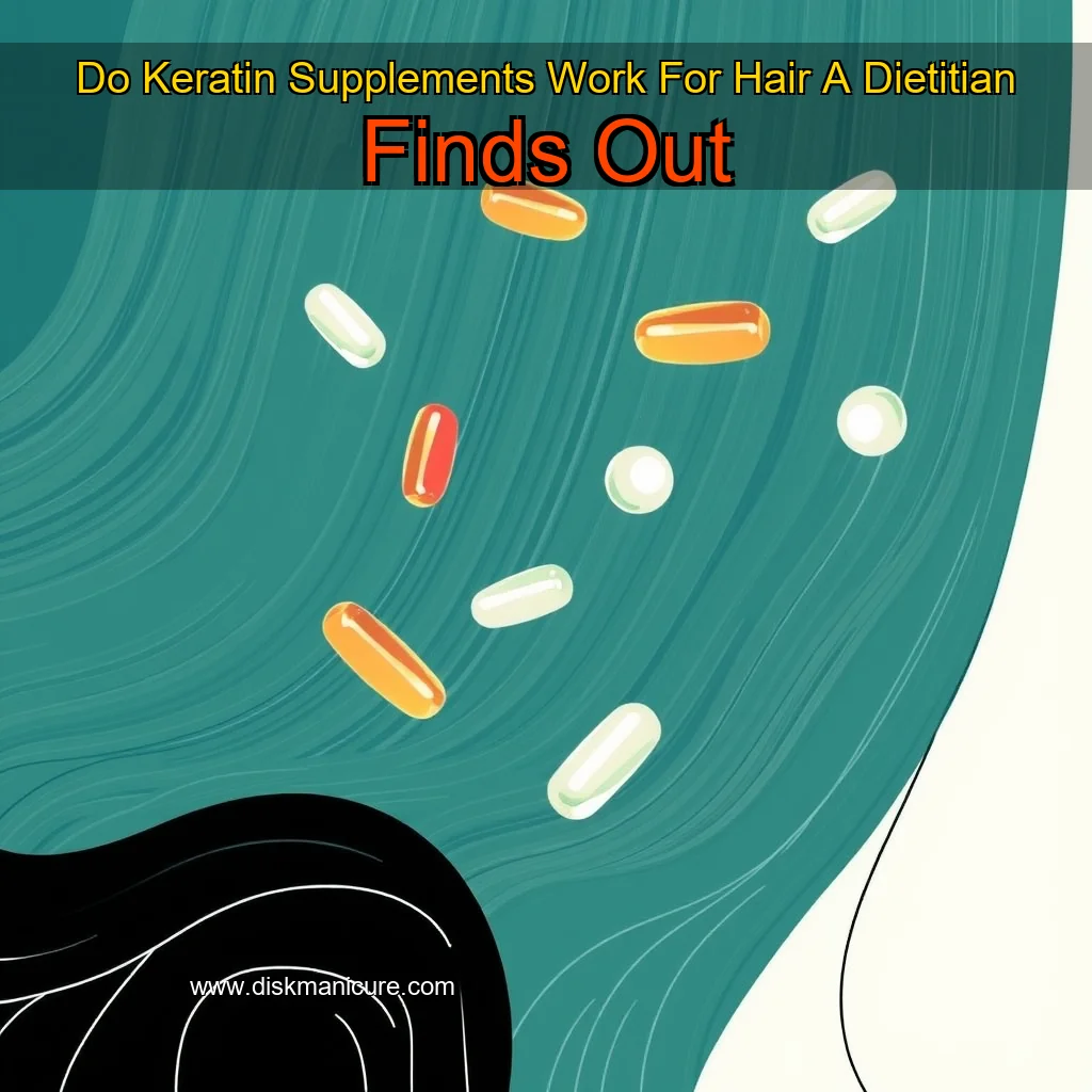 Artistic representation for Do Keratin Supplements Work For Hair A Dietitian Finds Out
