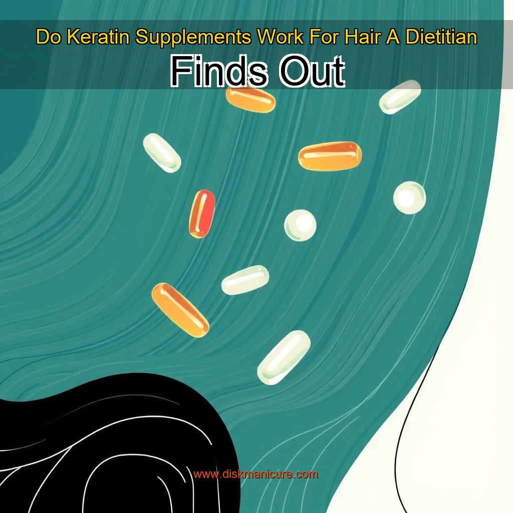 Artistic representation for Do Keratin Supplements Work For Hair A Dietitian Finds Out
