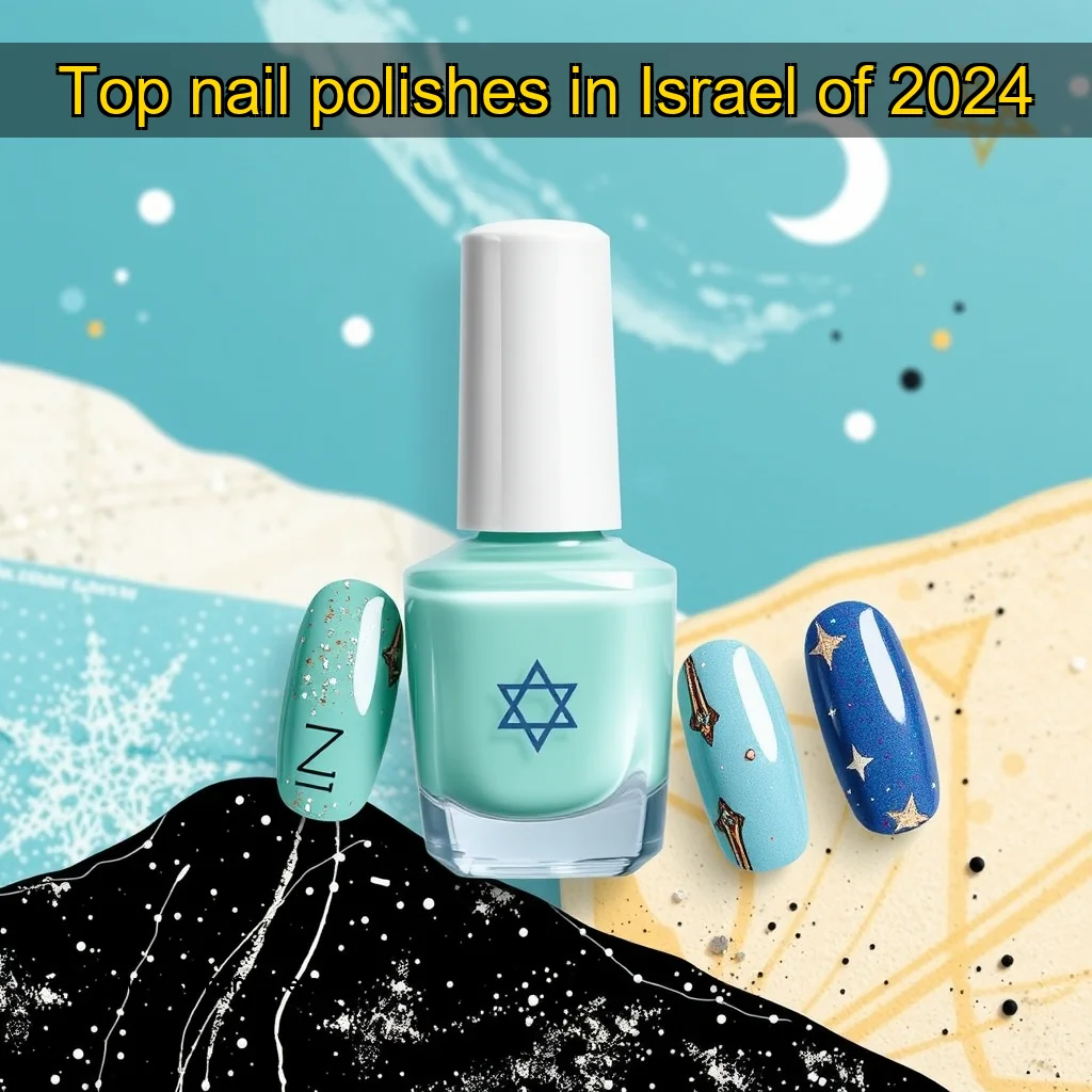 Artistic representation for Top nail polishes in Israel of 2024
