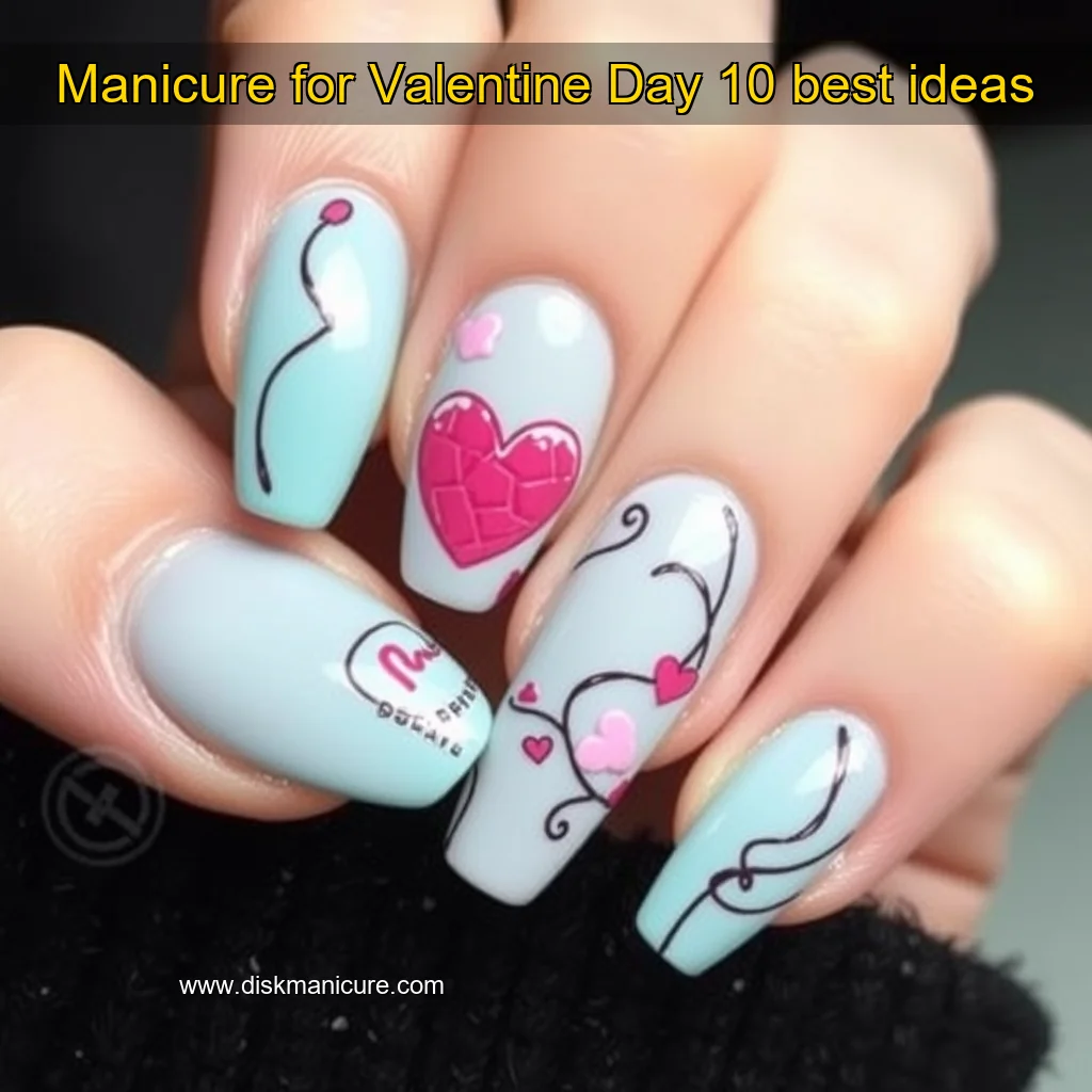 Artistic representation for Manicure for Valentine Day 10 best ideas