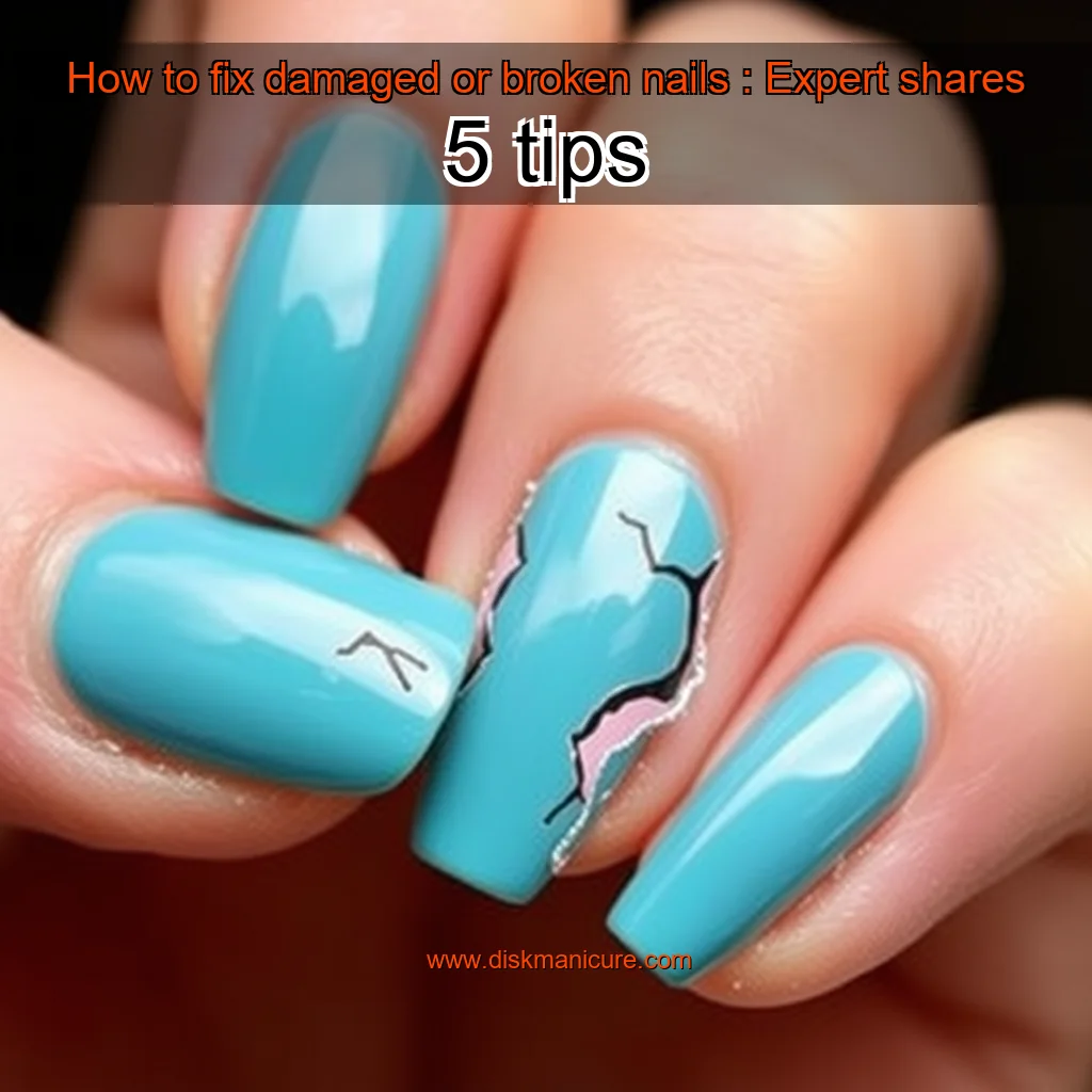 Artistic representation for How to fix damaged or broken nails : Expert shares 5 tips
