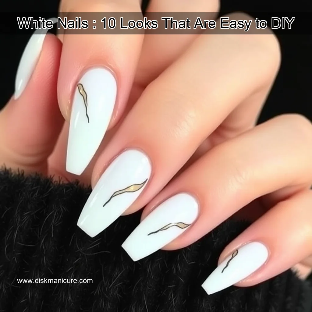 Artistic representation for White Nails : 10 Looks That Are Easy to DIY