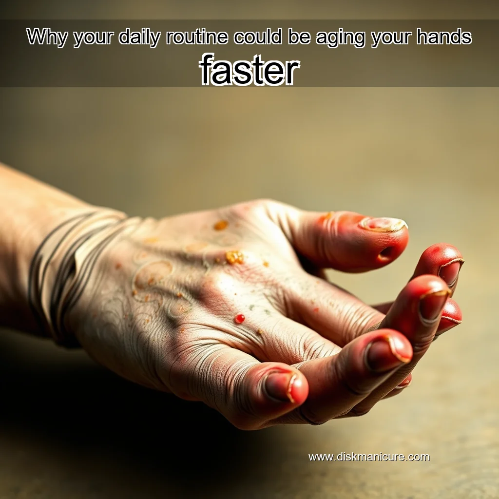 Artistic representation for Why your daily routine could be aging your hands faster
