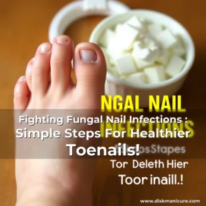 Artistic representation for Fighting Fungal Nail Infections : Simple Steps For Healthier Toenails!