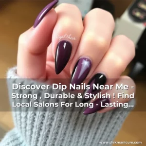 Artistic representation for Discover Dip Nails Near Me - Strong , Durable & Stylish ! Find Local Salons For Long - Lasting Manicures And Pedicures Near You.