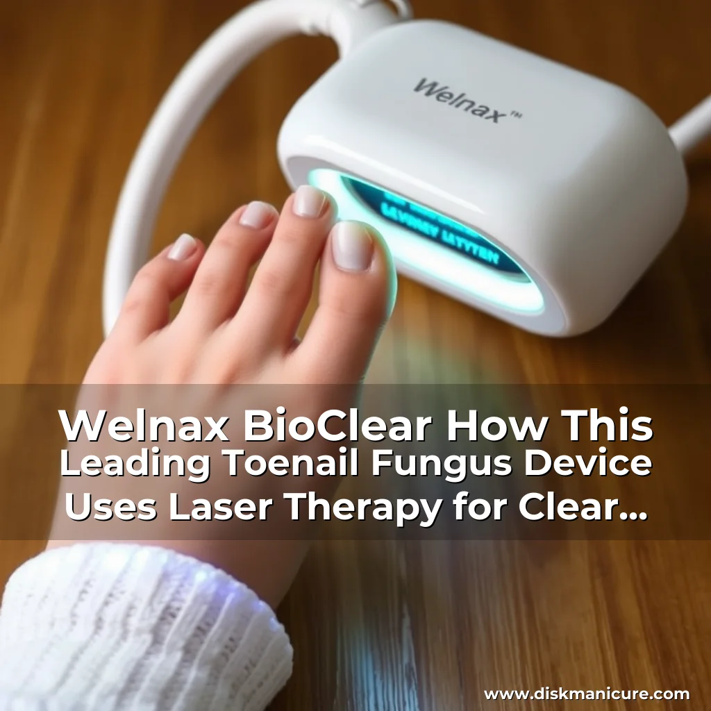 Artistic representation for Welnax BioClear How This Leading Toenail Fungus Device Uses Laser Therapy for Clear Nails