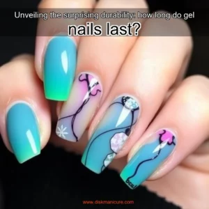 Artistic representation for Unveiling the surprising durability: how long do gel nails last?