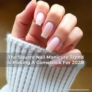 Artistic representation for The Square Nail Manicure Trend Is Making A Comeback For 2025!