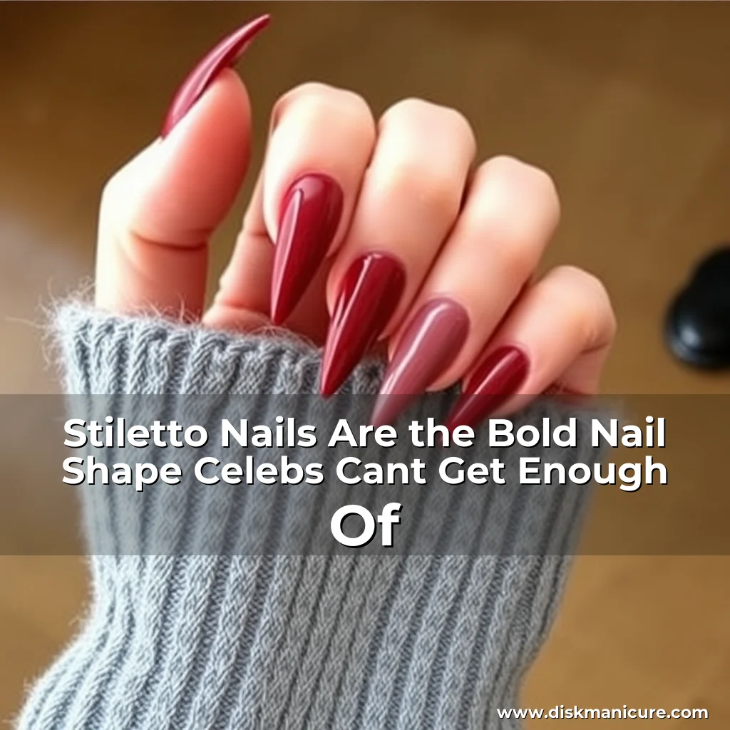 Artistic representation for Stiletto Nails Are the Bold Nail Shape Celebs Cant Get Enough Of
