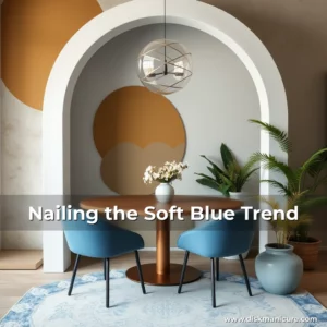 Artistic representation for Nailing the Soft Blue Trend