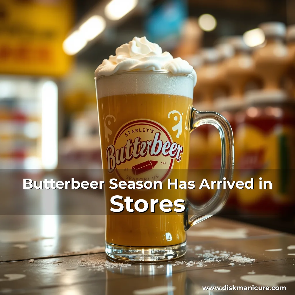 Artistic representation for Butterbeer Season Has Arrived in Stores