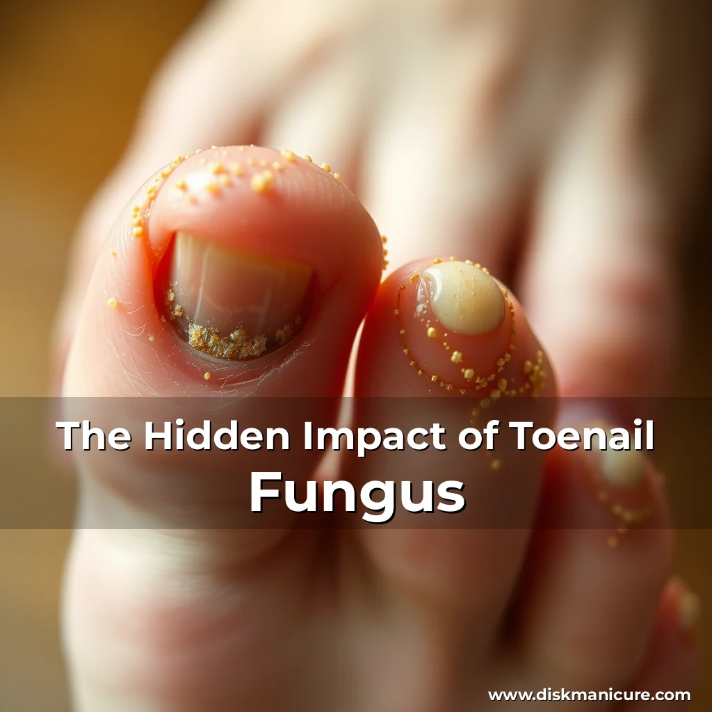 Artistic representation for The Hidden Impact of Toenail Fungus