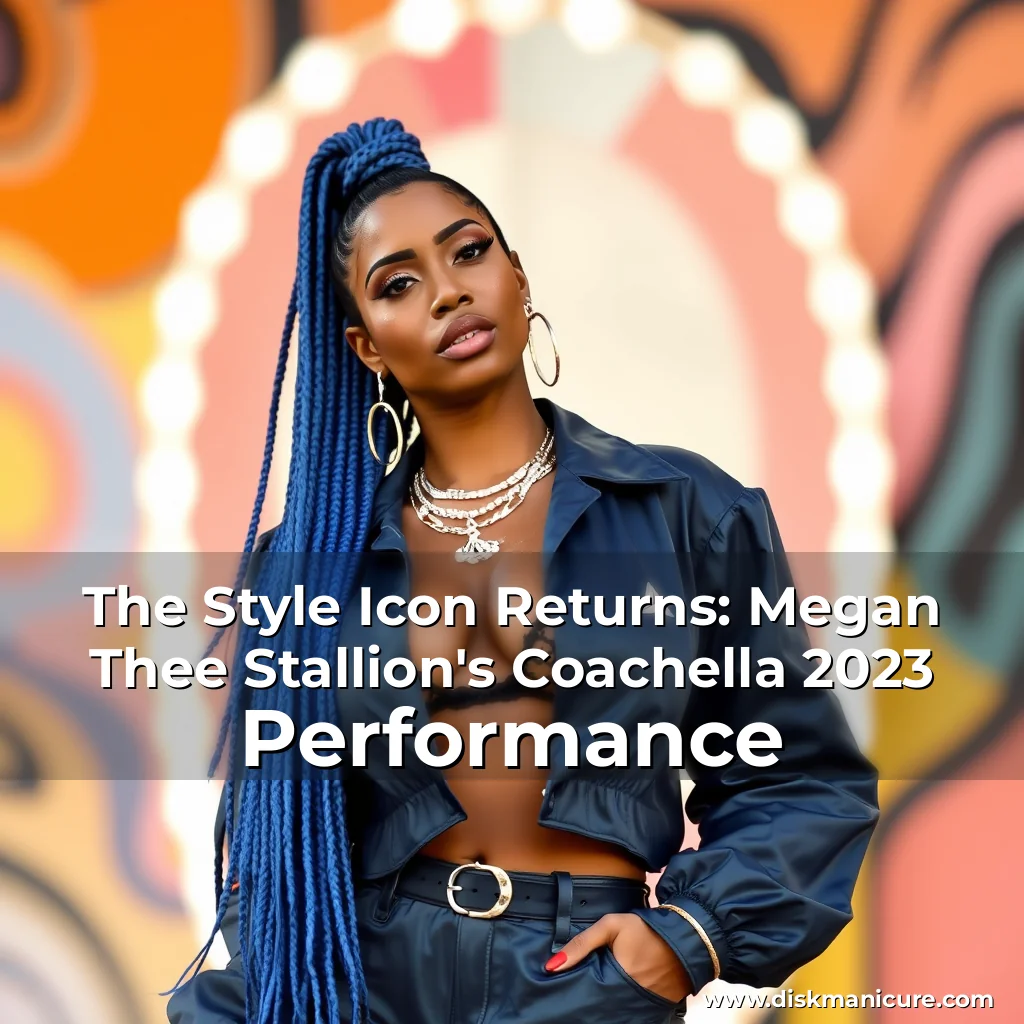Artistic representation for The Style Icon Returns: Megan Thee Stallion's Coachella 2023 Performance