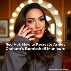 Artistic representation for Red Hot: How to Recreate Ashley Graham's Bombshell Manicure