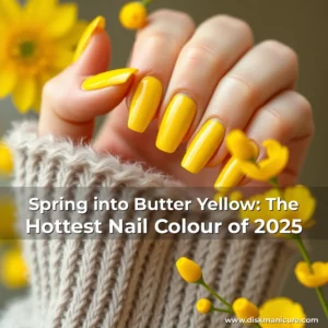 Artistic representation for Spring into Butter Yellow: The Hottest Nail Colour of 2025