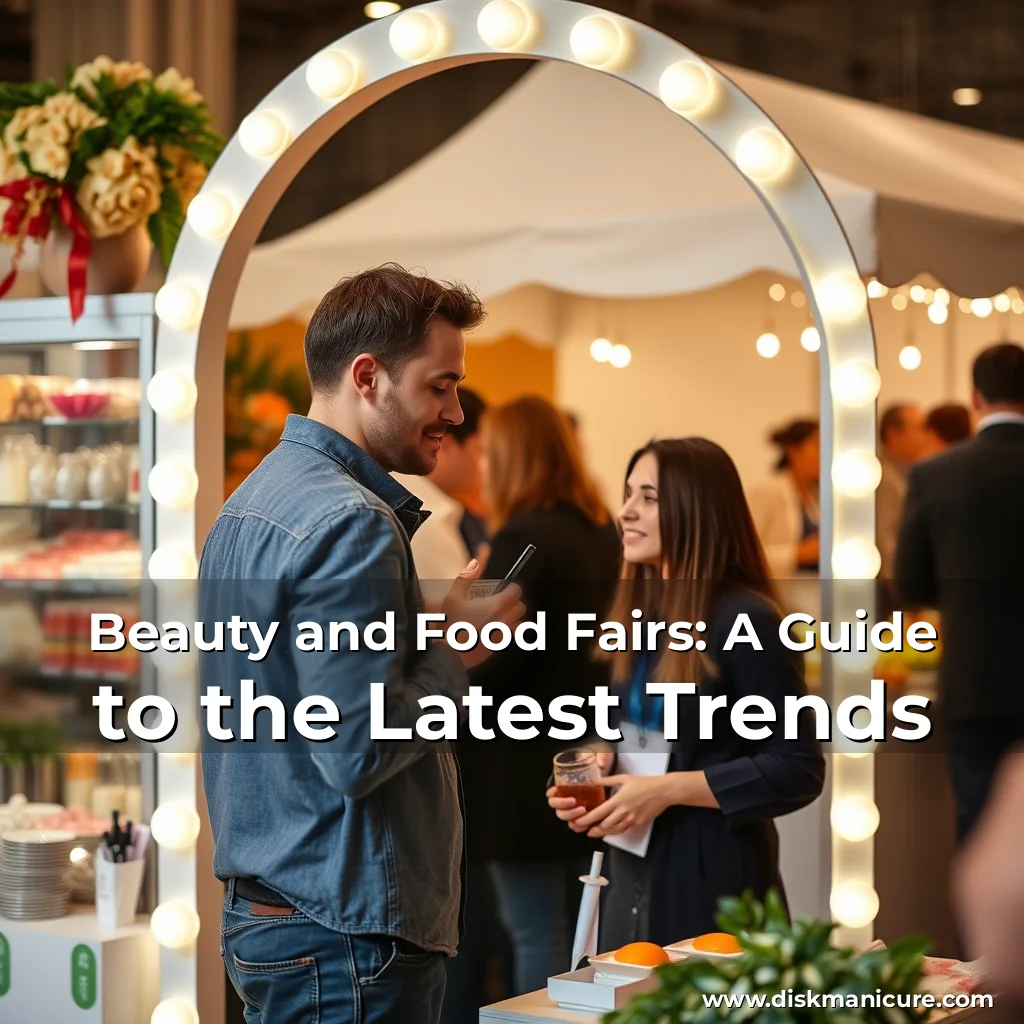 Artistic representation for Beauty and Food Fairs: A Guide to the Latest Trends