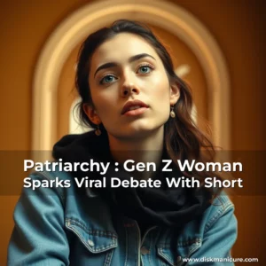 Artistic representation for Patriarchy : Gen Z Woman Sparks Viral Debate With Short
