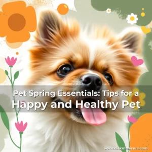 Artistic representation for Pet Spring Essentials: Tips for a Happy and Healthy Pet