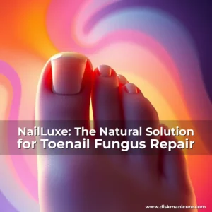 Artistic representation for NailLuxe: The Natural Solution for Toenail Fungus Repair