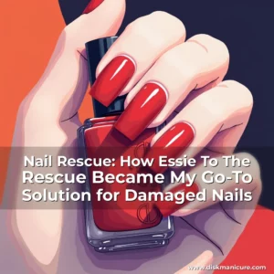 Artistic representation for Nail Rescue: How Essie To The Rescue Became My Go-To Solution for Damaged Nails
