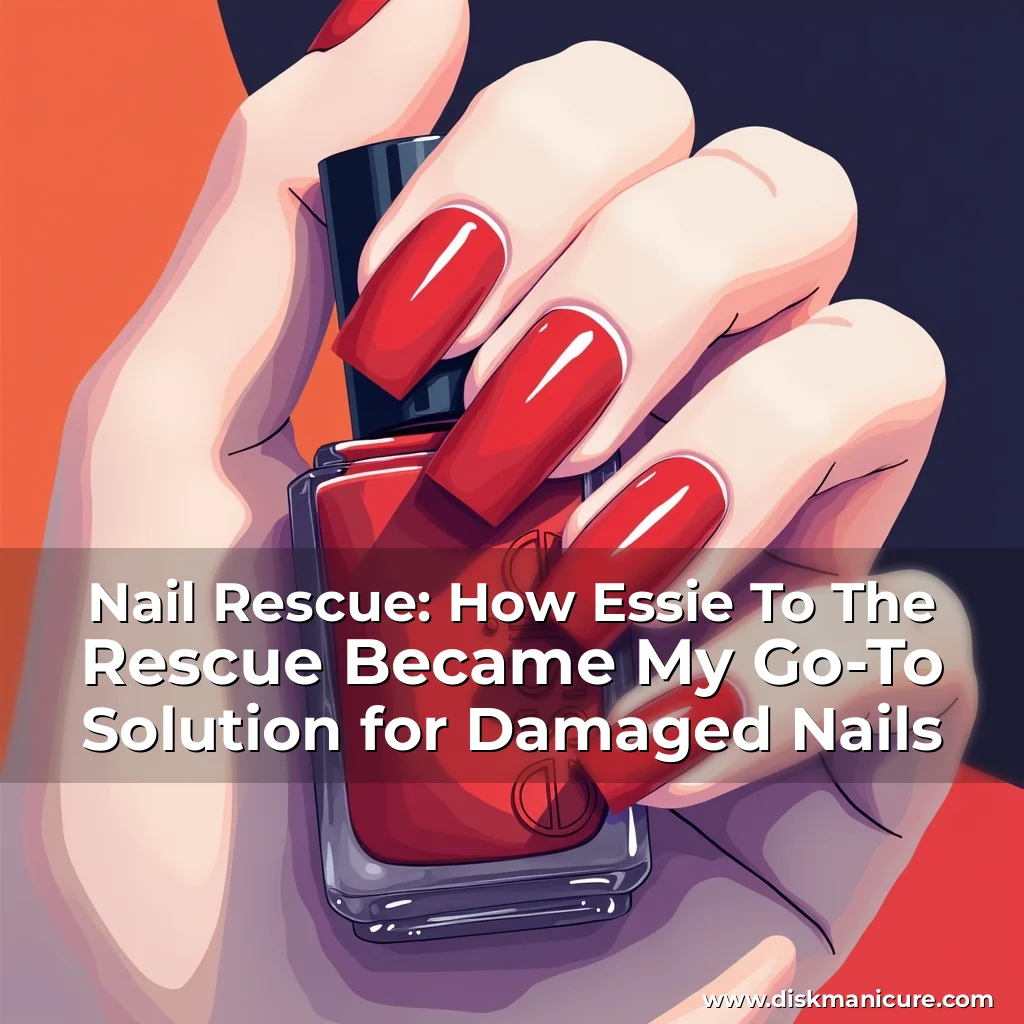 Artistic representation for Nail Rescue: How Essie To The Rescue Became My Go-To Solution for Damaged Nails