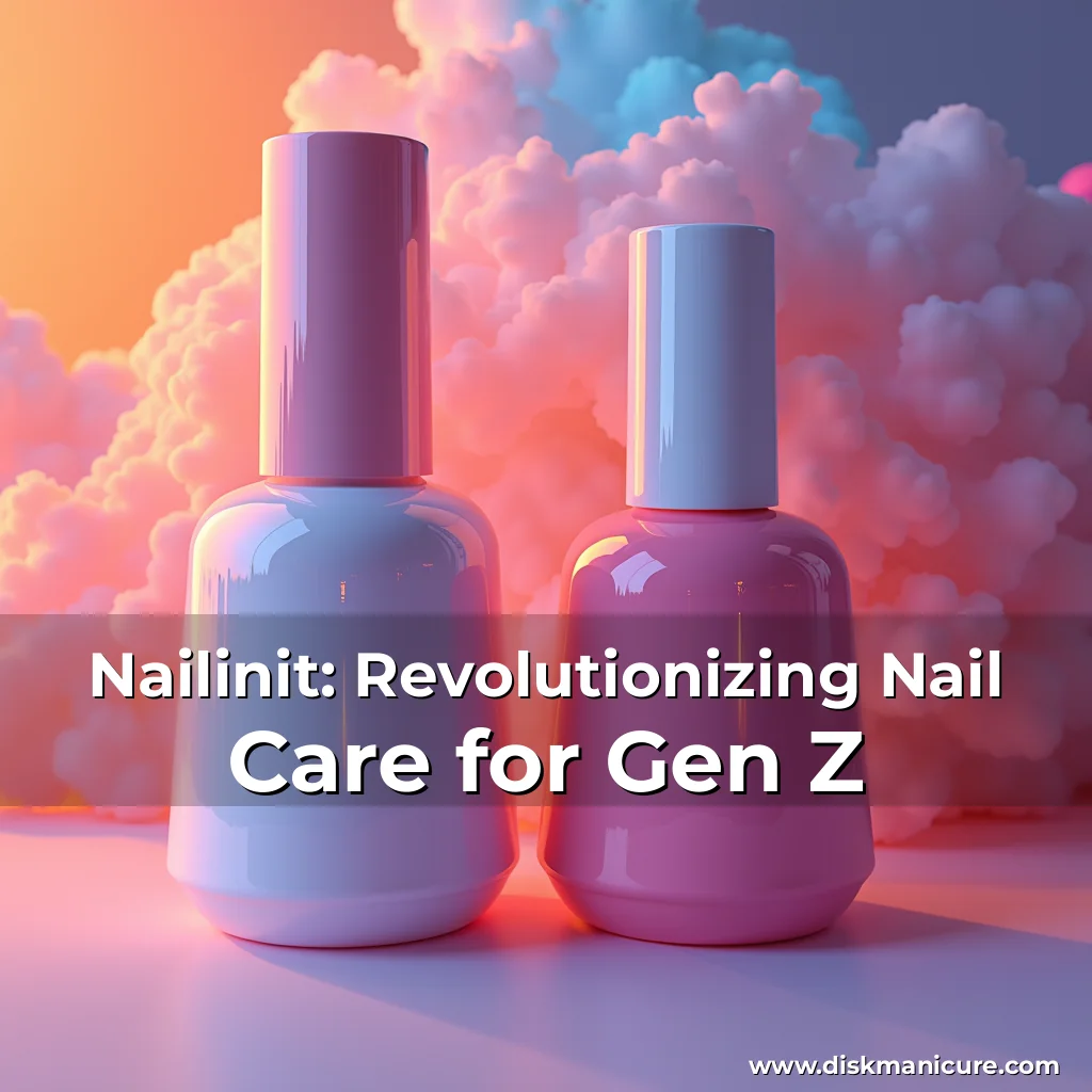 Artistic representation for Nailinit: Revolutionizing Nail Care for Gen Z