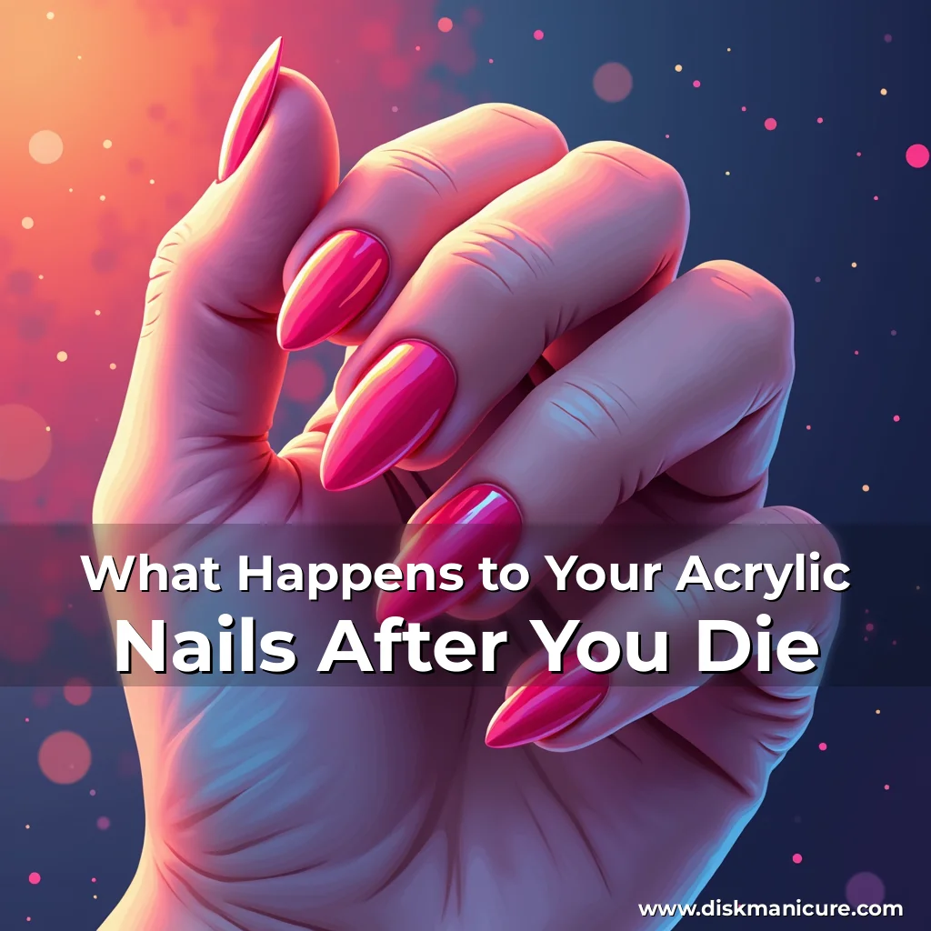 Artistic representation for What Happens to Your Acrylic Nails After You Die