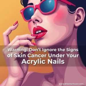 Artistic representation for Warning: Don’t Ignore the Signs of Skin Cancer Under Your Acrylic Nails