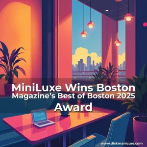 Artistic representation for MiniLuxe Wins Boston Magazine’s Best of Boston 2025 Award