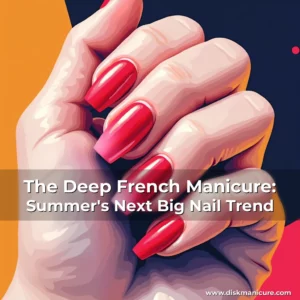 Artistic representation for The Deep French Manicure: Summer's Next Big Nail Trend