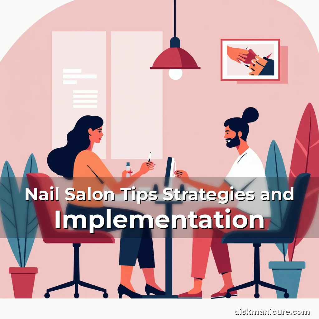 Artistic representation for Nail Salon Tips Strategies and Implementation