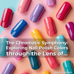 Artistic representation for The Chromatic Symphony: Exploring Nail Polish Colors through the Lens of Diskmanicure Enthusiasts