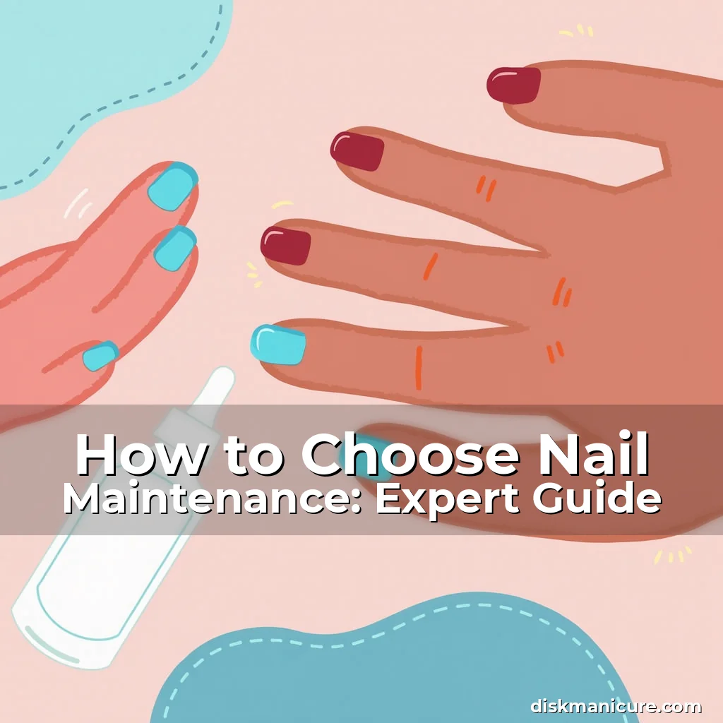 Artistic representation for How to Choose Nail Maintenance: Expert Guide