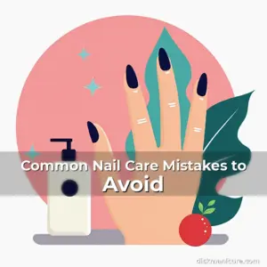 Artistic representation for Common Nail Care Mistakes to Avoid