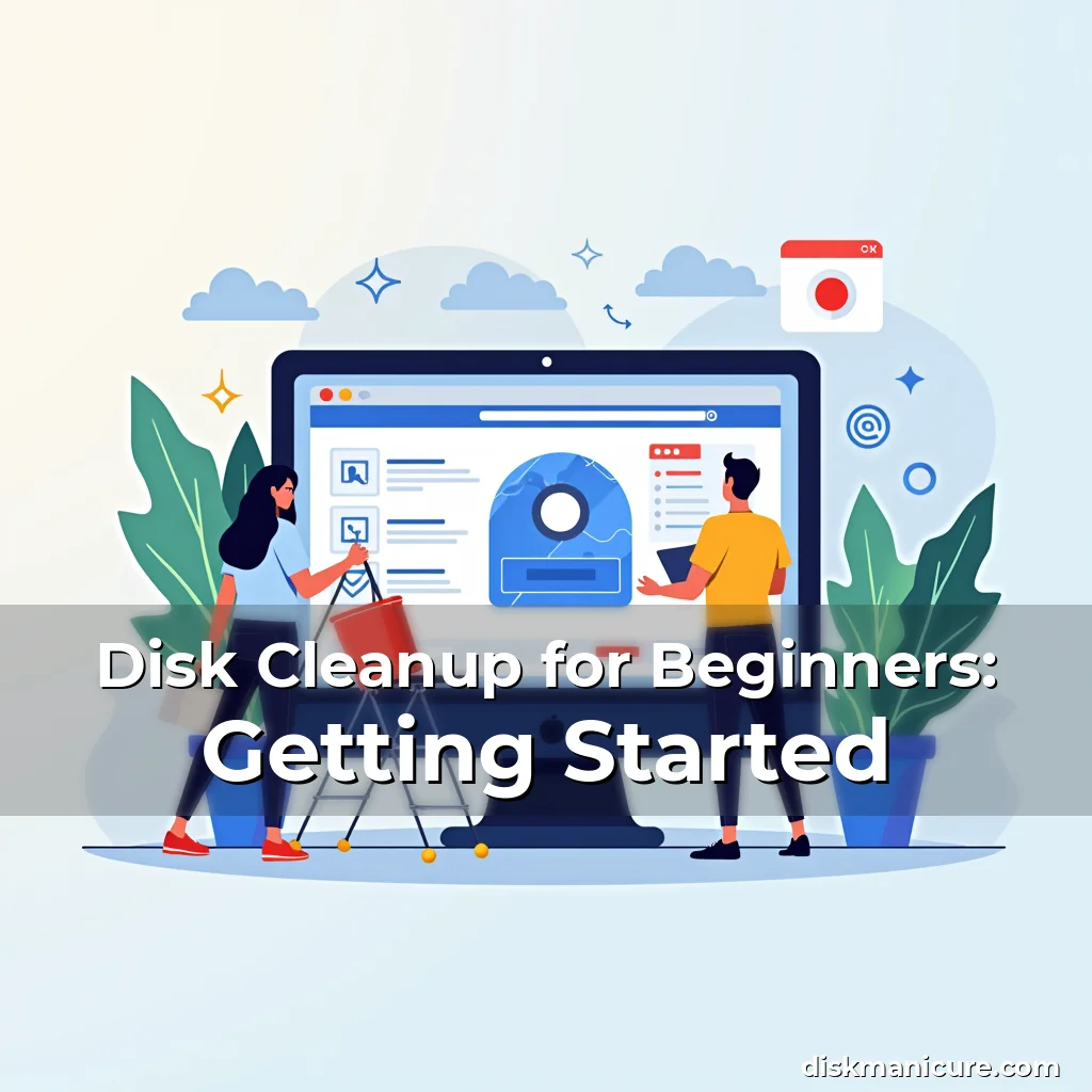 Artistic representation for Disk Cleanup for Beginners: Getting Started