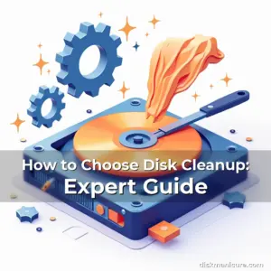 Artistic representation for How to Choose Disk Cleanup: Expert Guide