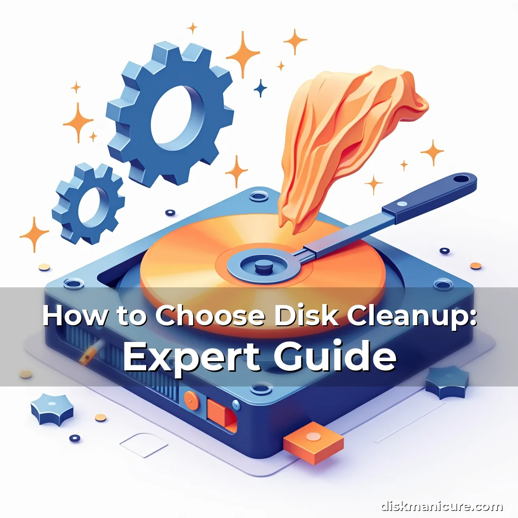 Artistic representation for How to Choose Disk Cleanup: Expert Guide