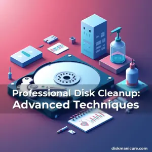 Artistic representation for Professional Disk Cleanup: Advanced Techniques