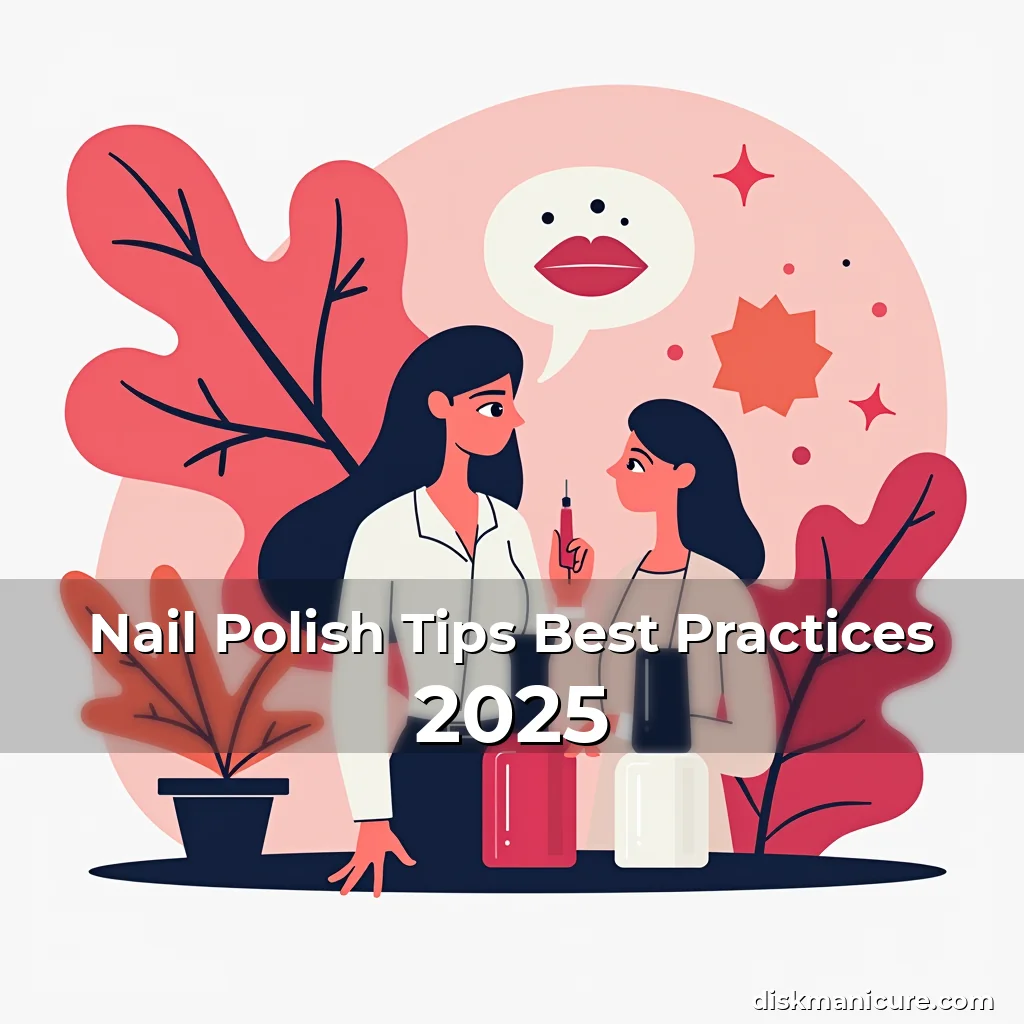 Artistic representation for Nail Polish Tips Best Practices 2025