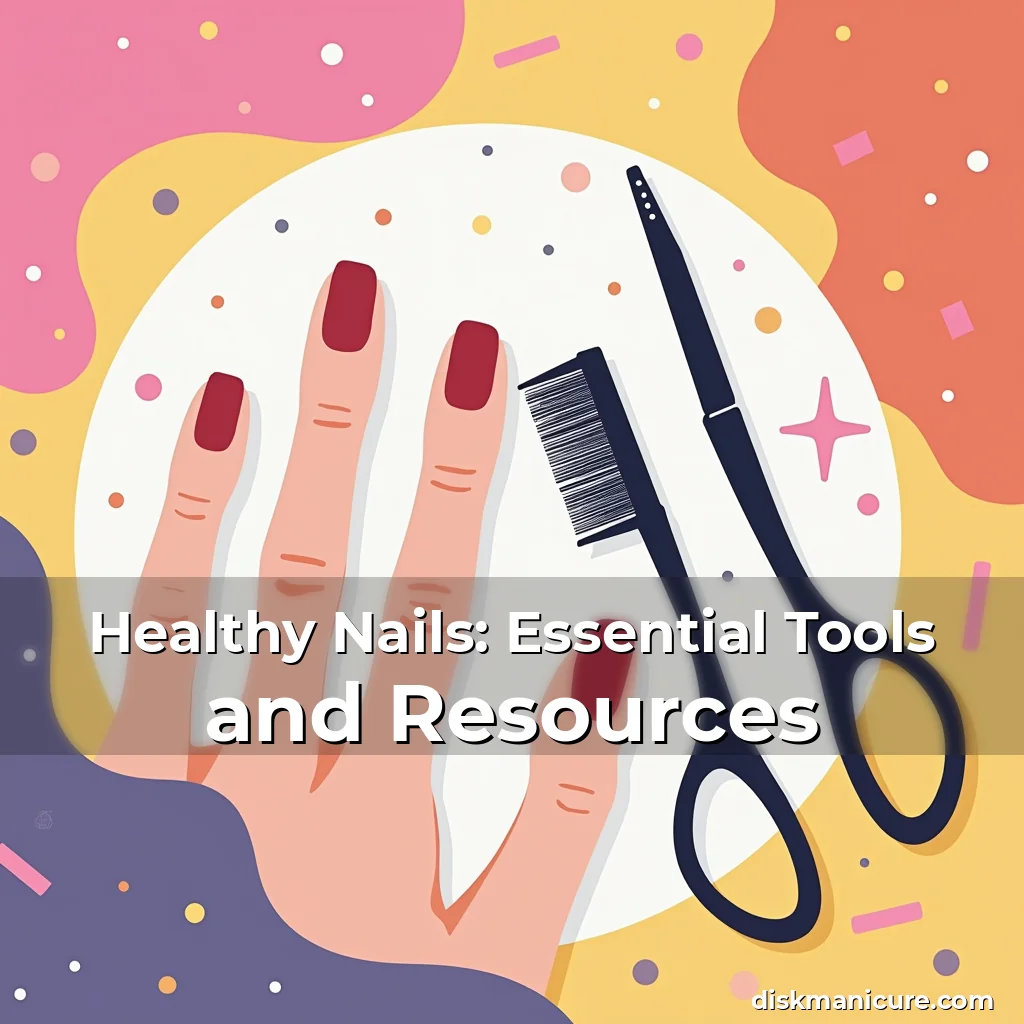 Artistic representation for Healthy Nails: Essential Tools and Resources