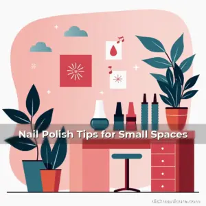 Artistic representation for Nail Polish Tips for Small Spaces
