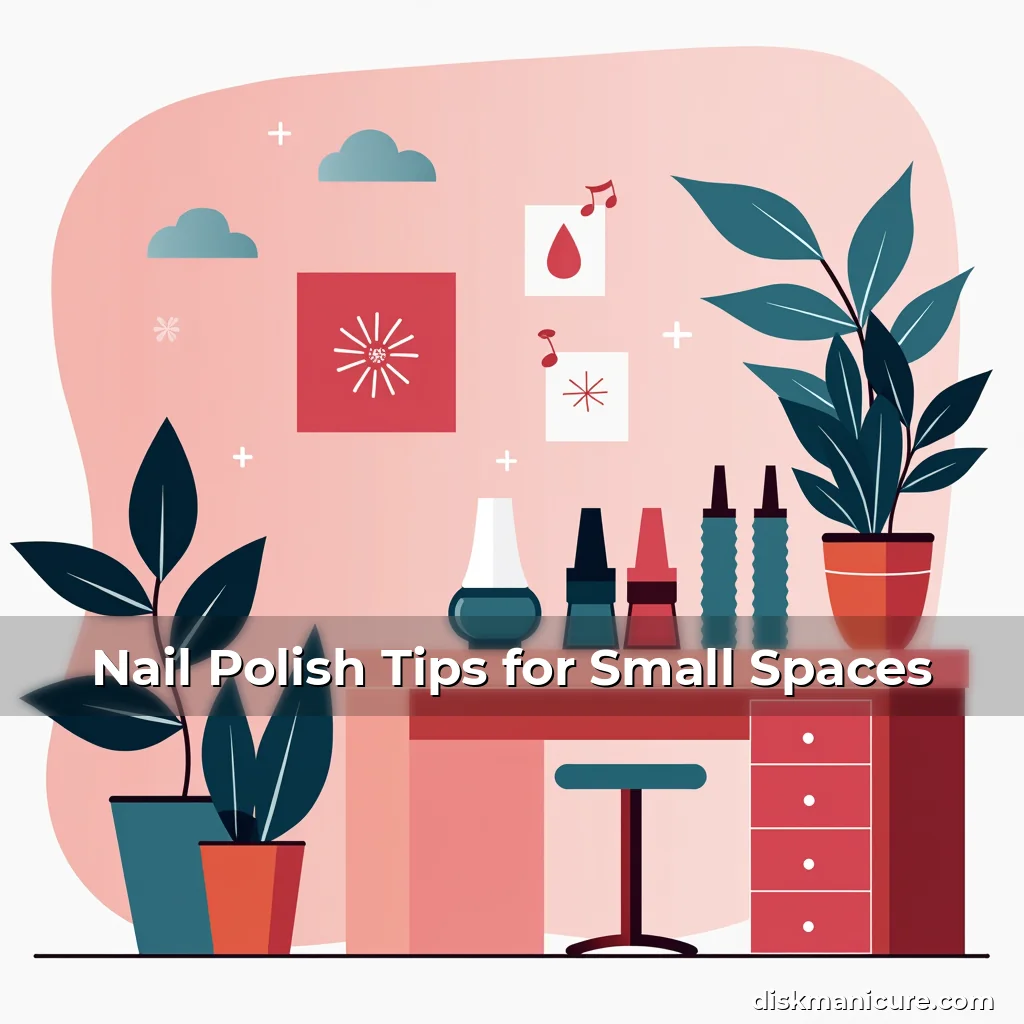 Artistic representation for Nail Polish Tips for Small Spaces
